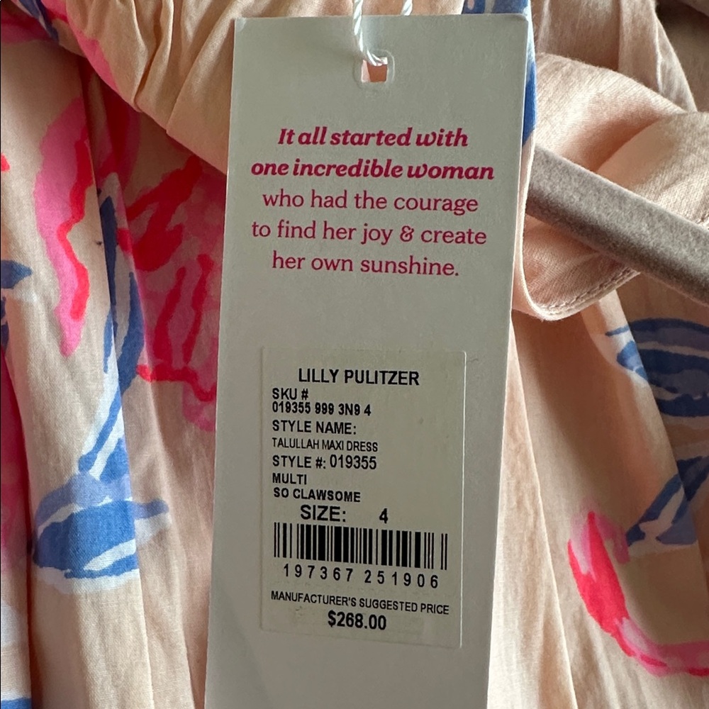Lilly Pulitzer Maxi Tallulah So Clawsome - Picture 3 of 5